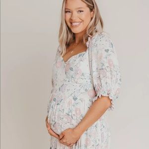 Worth Collective Sorrento Ruffled Maxi Dress